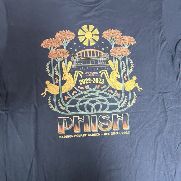 Phish 2022 Madison Square Garden MSG NYE Show Event Tee New Year’s Run Medium - Picture 2 of 12